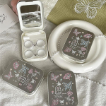 Kahe komplektiga kontaktl&auml;&auml;tsede &uuml;mbris t&uuml;drukutele, kaasaskantav minikontaktl&auml;&auml;tsede karbi kontaktl&auml;&auml;tsede konteineri leotamiskomplekt