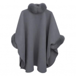 Daami talvekeep mantel Dolman varrukad paks sall lahtine krae &uuml;hev&auml;rviline kunstkarusnahk Dekoratsioon soe igap&auml;evane kandmine t&ouml;&ouml; &otilde;ues pont&scaron;o 3XL hall