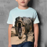 Lasteriided T&uuml;drukutele 8 kuni 10 Aastat T-s&auml;rk Poistele Dinosaurus L&uuml;hikeste Varrukatega Suvine Must Laste T-s&auml;rgid Tr&uuml;kiga Lasteriided 100