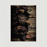 Heavy Metal Band Slipknot Vintage plakat Valgest paberist Rock Bandi plakatid ja tr&uuml;kised Avaleht Baar Seinakunst Maalimine Elutoa kaunistus Seinapilt 30x21cm