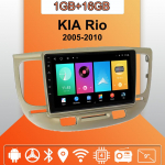 Android Carplay autoraadio KIA Rio 2005-2010 multimeediumipleieri peakomplekti stereo-GPS-i navigeerimisseade BT WIFI 2+32GB 1+16GB h&otilde;be