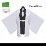 Anime Deemonitapja: Kimetsu No Yaiba Zenitsu Giyu Tanjirou Kamado Nezuko Cosplay Naised Lapsed Meeste Kimono Uniform Cosplay Kost&uuml;&uuml;m 100