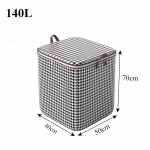 Houndstoothi ​​hoiukarbid, riidetekkide hoiukotid, k&auml;epidemetega hoiukonteinerid, kapi korrastajad 140L