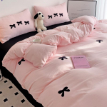 Pestud puuvillane neljaosaline komplekt v&ouml;&ouml;ri &uuml;hiselamu Kolmeosaline komplekt voodilina tekikatte tarvikud 1.5m bed