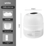 V&auml;ike elektriline k&uuml;&uuml;slaugumasin ja hakklihamasin k&ouml;&ouml;ki, juhtmevaba funktsiooniga &ndash; ideaalne imikutoidu valmistamiseks. 100ml valge