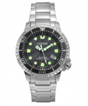 Citizen Promaster Dive Eco-Drive Roostevaba teras Hall sihver Sukeldujakell BN0167-50H 200M Meeste kell hall