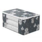 Suur teki hoiukott Tolmukindel riidekapp Tekk Riided Korraldaja Kodutekk T&otilde;mblukk Sorteerimiskotid Liikumiskoti hoiukast 55*35*25CM kohv