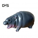 Hippo Ornament Resin Mini J&otilde;ehobu kujuke lauaplaat J&otilde;ehobu skulptuur kodukontori raamaturiiulile Lauakaunistus J&otilde;ehobu armastajatele kingitus 1pc