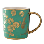 Loominguline Hiina element kruus Kullatud keraamiline veetass Kohvitass Piimatass Kruus P&auml;rastl&otilde;unatee tass punane