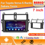 Autoraadio Carplay Toyota Verso-S Ractis Subaru Trezia jaoks Navigatsioon GPS Android Auto Multimeediapleier Stereo 2din 4G WiFi 4 core 1GB+32GB carplay