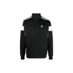 Adidas Originals Kolmlehe Logo Prinditud Triibuline Lukuga Retro Spordijakk Meeste Jakk Must HS2064 XXL black