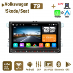 2 Din Android Carplay autoraadio multimeediumipleier Volkswageni/Golfi/Polo/Tiguani/Passati/b7/b6/SEAT/Leoni/Skoda/Octavia GPS Autoradio WiFi 4+64GB jaoks 2+32GB