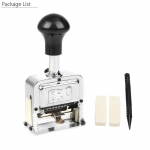 1tk 5/6/7/8 automaatne nummerdamismasin numbrite kodeerimislehele Peat&uuml;kk Markeerimismasin Digitaalne tempel 6 Digit