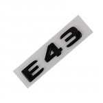 3D ABS E43 E53 E63 logo mustade kroomt&auml;htedega autokleebis tagumise pakiruumi embleemiga m&auml;rk E-klassi W213 W212 lisatarvikutele E43 must