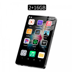 MP3-m&auml;ngija Bluetoothi ​​ja WiFi-ga 4-tolline t&auml;ispuuteekraaniga Mp4-m&auml;ngija k&otilde;laritega Android Digital HiFi helimuusikapleier 16GB must