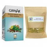 Girnar Detox roheline tee (36 teepakki) + Jyoti Beni Mukhwas r&ouml;stitud saun koos Dhaniya Daali ja kuni 250 g
