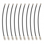 10 tk 10/15/20 cm roostevabast terasest v&otilde;tmehoidja silt Tross Traat Kaabli aas Kruvi lukustus vidinar&otilde;ngad V&otilde;tmehoidja ring laagritrossi liitmikud Black 1.5x150mm