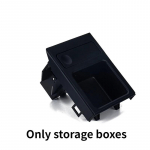 Uus Double Hole Car Styling esiosa keskkonsooli hoiukasti m&uuml;nt + topsihoidja BMW E46 seeriale 1999-2006 51168217953