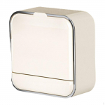 Self-Draining Soap Box for Wall Mount in Bathroom or Kitchen white gold