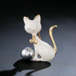 Armsad jaapani k&otilde;rgekvaliteedilised emailiga kassis&otilde;lg, naiselik lihtne moodne temperament looman&ouml;&ouml;pn&otilde;elaga kost&uuml;&uuml;m kardiganiga aksessuaarid