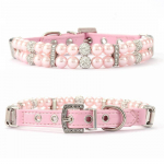 Imitatsiooniehted Kutsika koera kaelarihma ja jalutusrihma komplekt Reguleeritavad moodsad lemmikloomade kaelarihmad v&auml;ikestele koertele Yorkshire'i malta mopsi tarvikud XS-neck 16-22cm