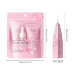 LAIKOU Sakura Blossom nahahoolduse kinkekarp, kerge niisutav vananemisvastane kreem, silma&uuml;mbruskreem n&auml;okreem 3-osaline komplekt 3-piece set