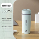 Kaasaskantav elektriline soojenduskruus - Mini isoleeritud veekeetja reisimiseks 110V Japanese standard heleroheline v&auml;rv