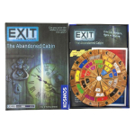 Exit Game H&uuml;ljatud onn Kummitav rullnokk Surnud mees Orient Expressil M&otilde;istatuste maja Pappm&auml;ng black