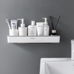 Seinale riputatav WC-vannitoa hoiukapp, stange, tasuta multifunktsionaalne artefakt WC-riiuli riiulikorruse kohal