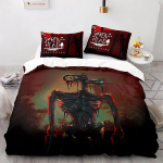 Siren Head Voodipesukomplekt &Uuml;heinimese Twin T&auml;iskasvanu Queen King Suuruses Siren Head Voodikomplekt T&auml;iskasvanu Laste Magamistoa Tekikoti Komplektid 3D Prindiga 001 70x133cm 2pcs