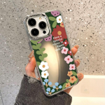 Mobiiltelefoni&uuml;mbrised iPhone 11 13 XR 15 Pro Max 12 14 Pro Max &uuml;mbris iPhone 16 XS Max Mirror kaitse&uuml;mbris Peegel peen multikas veekindel iPhone 11 Pro Max h&otilde;be