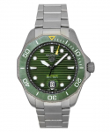 Tag Heuer Aquaracer Professional Date Titaan Roheline sihverplaat Automaatne Sukeldujakell WBP208B.BF0631 300M Meeste k&auml;ekell roheline