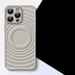 Lainelise tekstuuriga k&otilde;va PC &uuml;hev&auml;rviline p&otilde;rutuskindel &otilde;huke telefoni&uuml;mbris iPhone 16 Pro Max 15 Pro 14 13 jaoks, kaitsega objektiivile iPhone 16 must