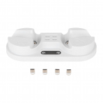 Kontrolleri laadimisjaam 4 t&uuml;&uuml;pi C magnetliidesega topeltlaadija dokk LED-indikaatoriga