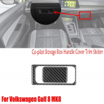 LHD Volkswagen Golf 8 VW Mk8 t&otilde;elise s&uuml;sinikkiust auto salongiosade teise piloodi hoiukasti k&auml;epideme katte trimm Left Hand Drive