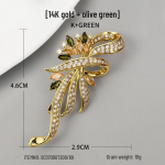 Luksuslik tsirkoonist lilleline vibupross: Stiilne ja mitmek&uuml;lgne pin