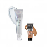 FACESCANADA Celeb Glow Kit | Silver Strobe kreem (30 ml) + Soe Sand All Day Hydra Matte Mini jumestuskreem (15 ml)