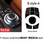 Car Interior Console iDrive Multimedia Control Button Replacement Cover For BMW F chassis 1 2 3 4 5 6 7 Series X1 X2 X3 X4 X5 X6 B MAP-MEDIA Piano