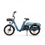 OneSport OT01 20'' cargo electric bike, 500W motor, 27AH battery, oil brake, power-assisted mode endurance: 80-100KM sinine