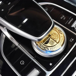 Auto interj&ouml;&ouml;ri multimeedia kleebis 47mm hiire nupp keskkonsooli embleem m&auml;rk kleebis W212 W205 AFFALTERBACH kleebis kuld