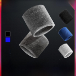 Hingav puuvillane higi imav sportlik randmekaitse fitnessi, jooksmise ja korvpalli jaoks 7.5 x 7.5 cm