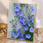 Isetehtud k&auml;sitsi maalitud kaunis liblika&otilde;limaal &ndash; t&auml;iustatud dekoratiivne seinakunst ja tervendav s&uuml;nnip&auml;evakingitus 30x40 Inner Frame + Black Outer Frame