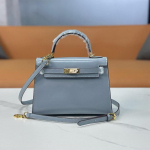 2025 Uus Nahast Lehma Nahast Naiste Kott Mini Kott KARP L&auml;ikiv Nahk Lakknahast Kott+k&auml;ekott &Otilde;lakott 19CM+2 shoulder straps+no lock gray