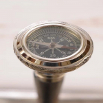 93.98 cm Compass and Wooden Walking Stick Gift for Grandfather Father Wooden Cane