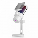 M8 USB m&auml;ngumikrofoni arvuti mikrofonikomplekt RGB-valgustusega statiivi, kardioidse suunadiagrammi ja &uuml;he nupuga vaigistamiseks ja helitugevuse reguleerimiseks otse&uuml;lekanneteks