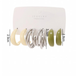 Punk-akr&uuml;&uuml;lvaigust r&otilde;ngask&otilde;rvar&otilde;ngaste komplekt naistele Trendikas ringk&otilde;rvar&otilde;ngad Temperament Trend Ehted