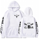 Anime Hoodie Tokyo Revengers Logo Pullover Juhuslik &uuml;lisuur kampsun Moodne pikkade varrukatega spordir&otilde;ivad Unisex v&auml;ljas dressid M