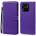 Redmi10C &uuml;mbris Xiaomi Redmi 10C &uuml;mbrisele, pehme rahakotiga nahast klapiga &uuml;mbris Redmi 10C &uuml;mbrisele, 10 C raamatu-telefoni&uuml;mbrised Coque Fundas For Redmi 10C tumelilla v&auml;rv