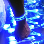 LED Vilkuv K&auml;ev&otilde;ru - Kohandatud Logoga, Kontserdi Helendav Cheer Tarvik Battery-Powered (Color Note)