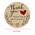 500 tk t&auml;nukleebis s&uuml;da k&auml;sitsi valmistatud &uuml;mmargune j&otilde;upaberist pitseri etiketileebis